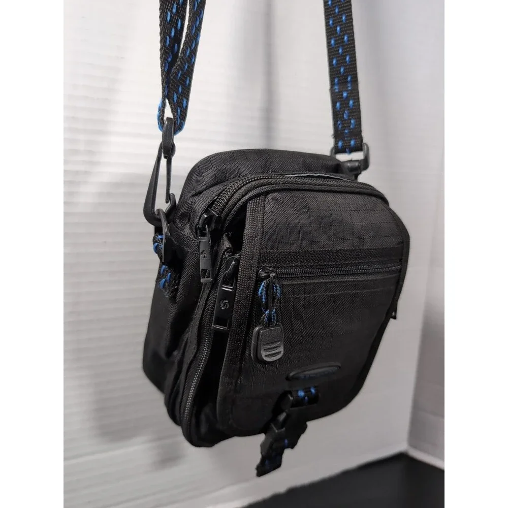 SAMSONITE CAMERA BAG PADDED CROSSBODY / CASE WITH COMPARTMENTS BLACK EUC
